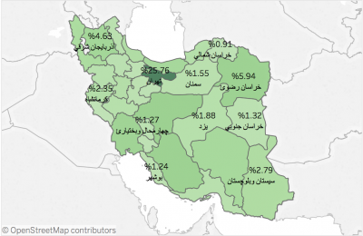 اینفوگرافیک: نگاهی به بودجه دانشگاهی کشور در سال ۱۳۹۷ به تفکیک استان
