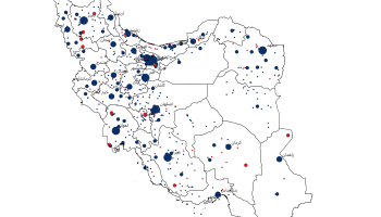 نقشه: وب‌سایت چه تعداد از شهرداری‌های کشور به روز است؟